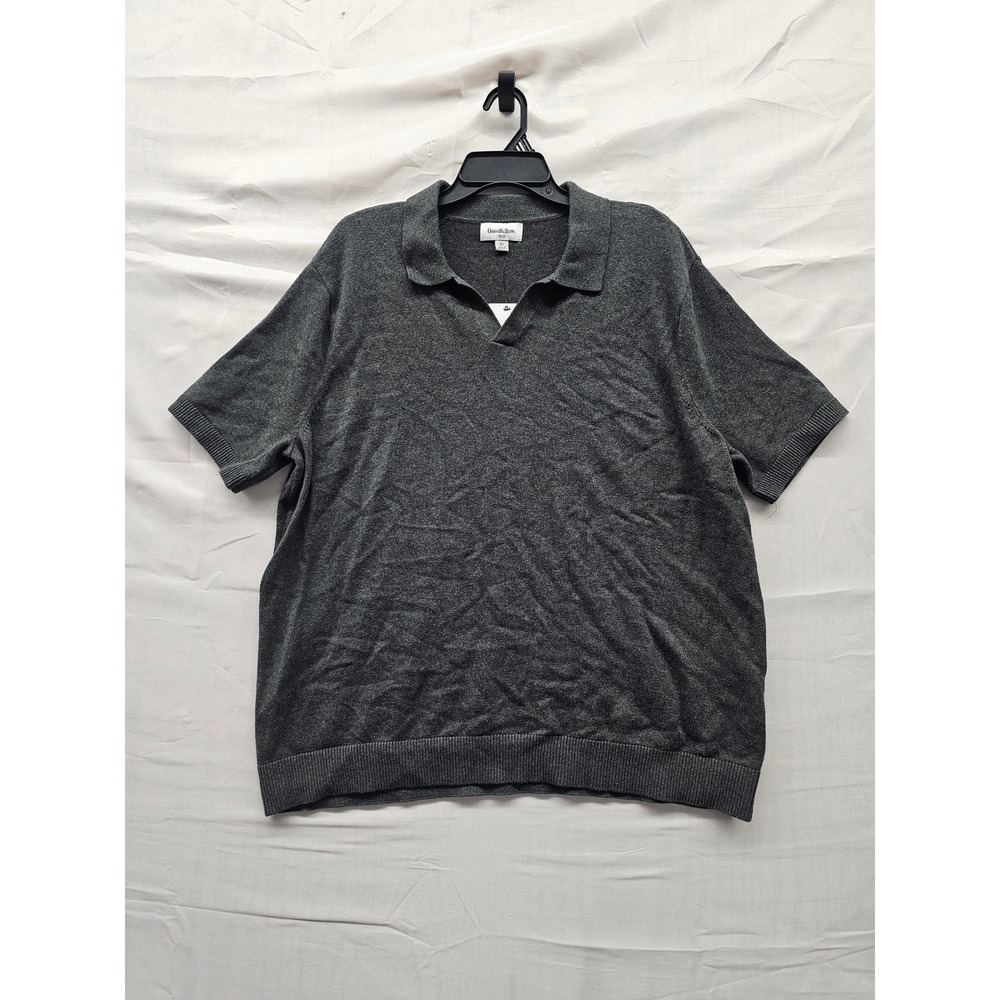 Goodfellow & Co Mens Crewneck Pullover Sweater Charcoal Cotton Casual Size XL